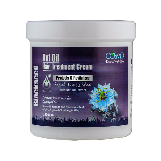 COSMO BLACK SEED HOT OIL HAIR TREATMENT CREAM - PROTECTS & REVITALIZES