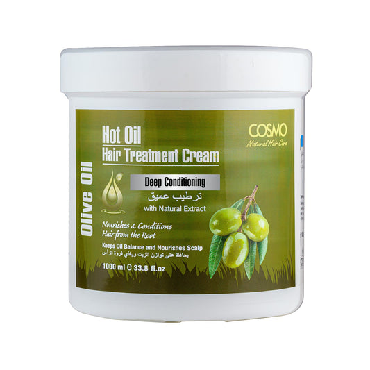 Olive Oil - Hot Oil Hair Treatment Cream - Deep Conditioning