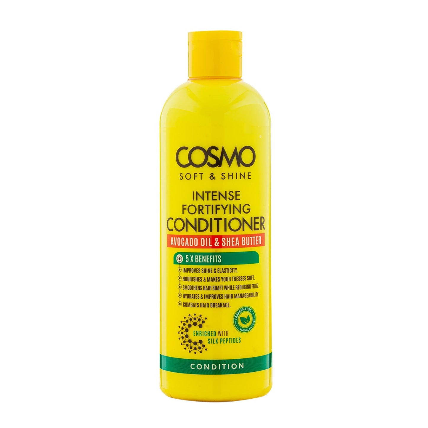 Cosmo Soft & Shine Intense Fortifying Avocado & Shea Butter Conditioner -480ml