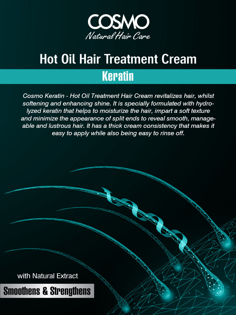 KERATIN HOT OIL HAIR TREATMENT CREAM SMOOTHENS & STRENGTHENS Best