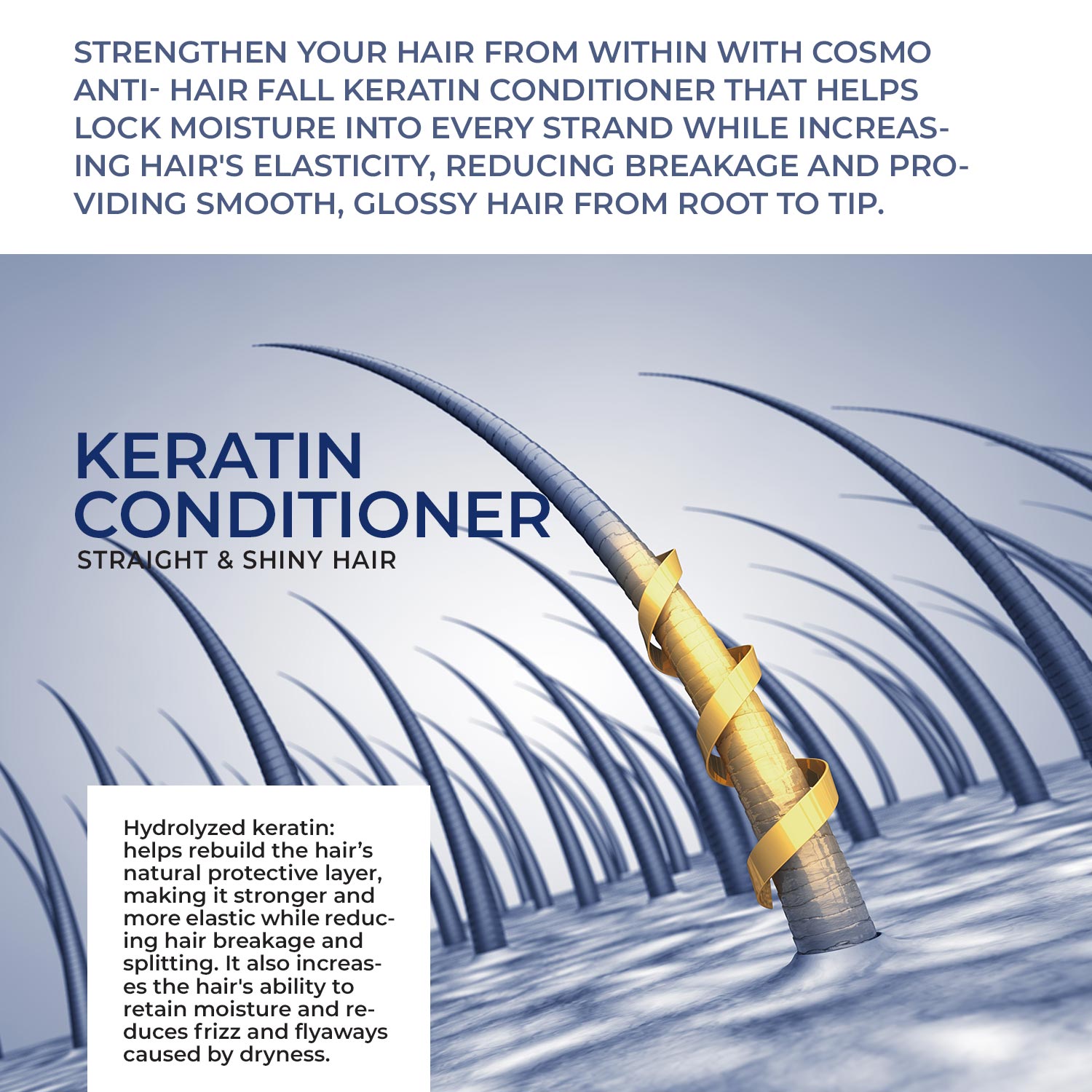 COSMO ANTI-HAIR FALL - KERATIN CONDITIONER