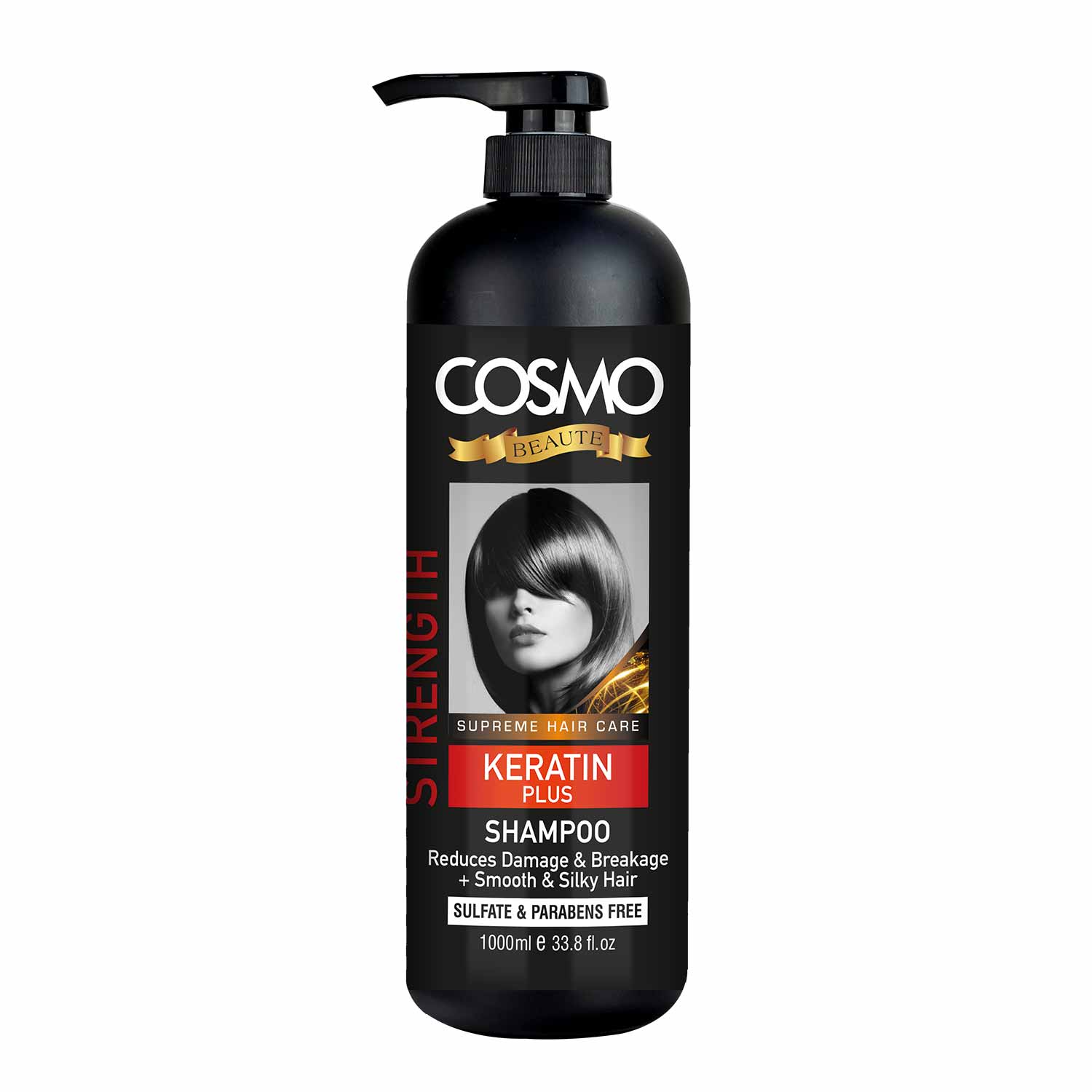 Strength Keratin Plus Shampoo Cosmo Cosmetics India