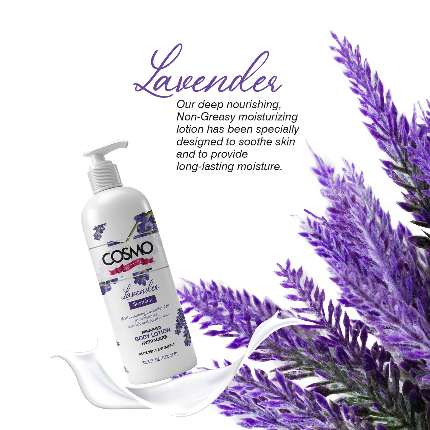 Lavender - Soothing Cosmo Body Lotion