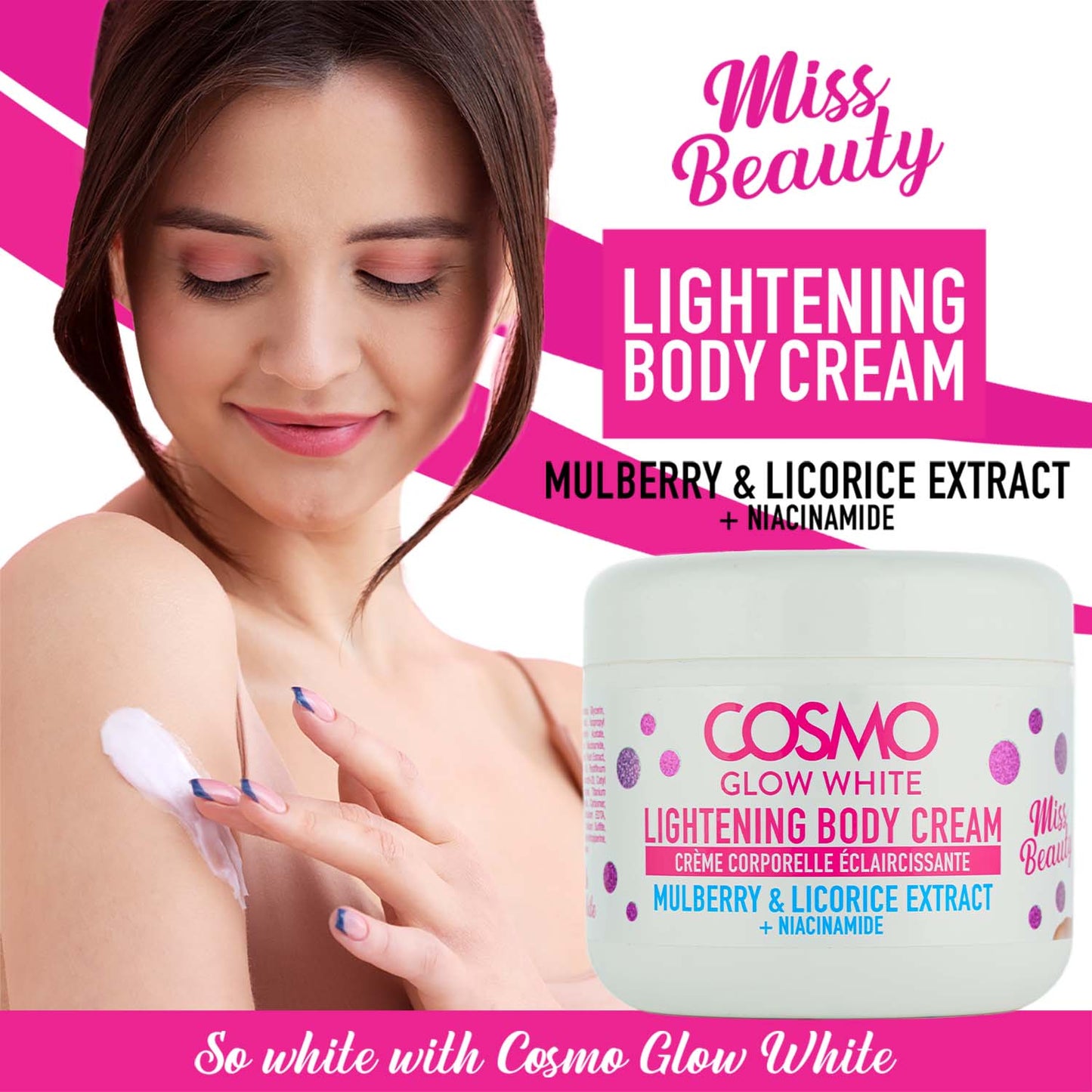 Cosmo Glow White - Lightening Body Cream - 300ML