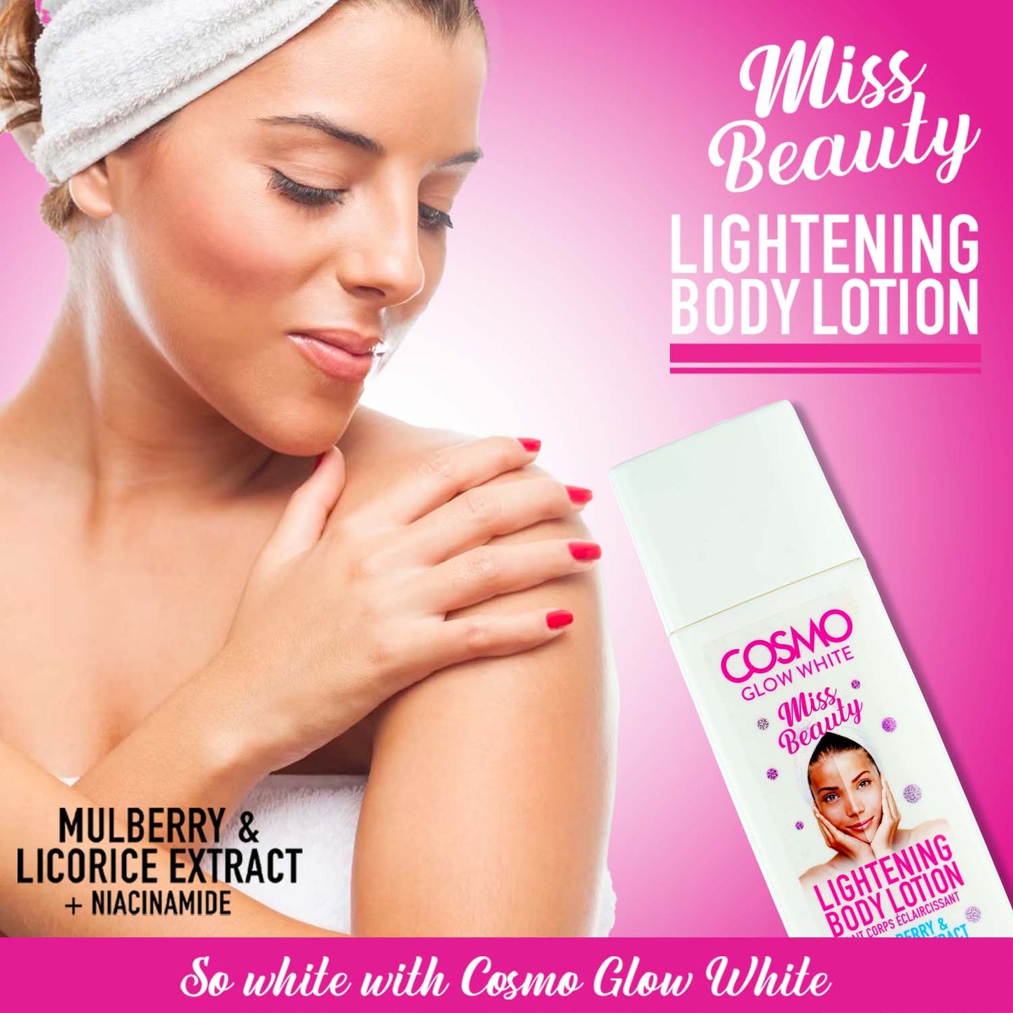 Cosmo Glow White - Lightening Body Lotion - 500Ml