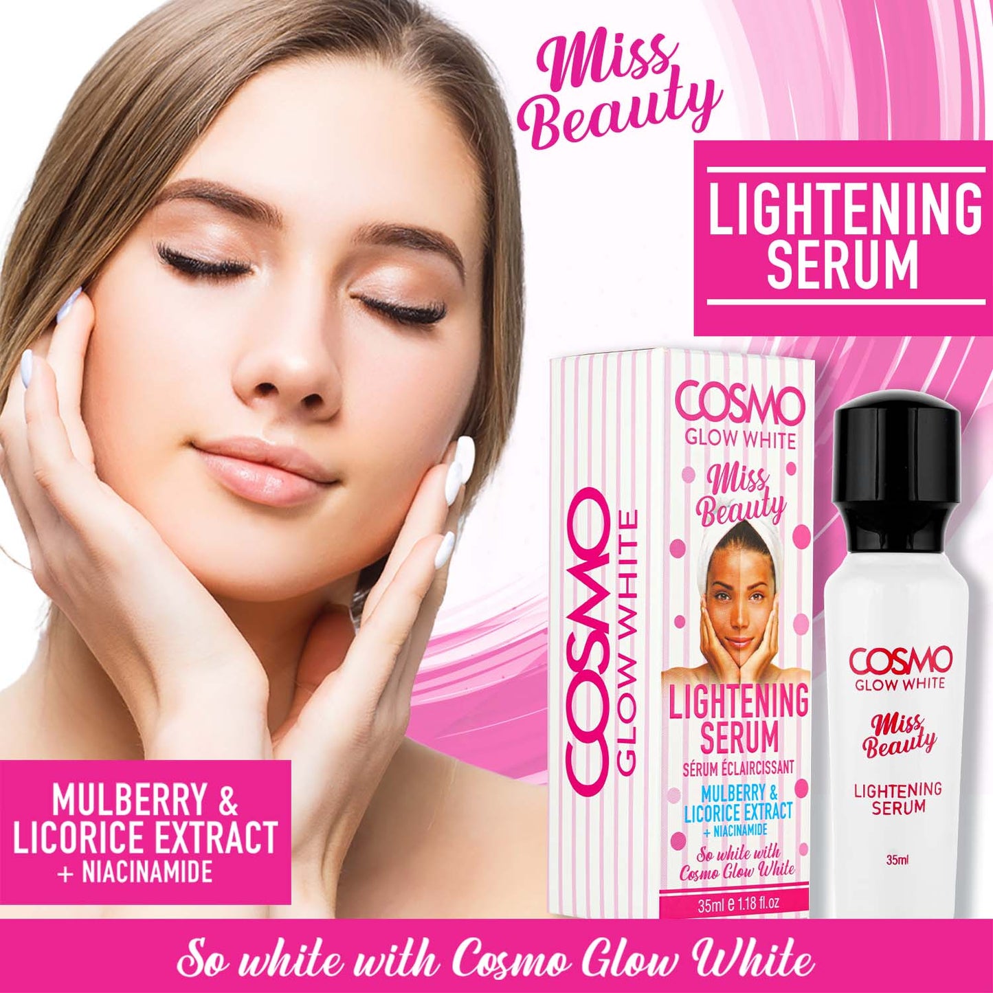 Cosmo Glow White - Lightening Serum - 35Ml