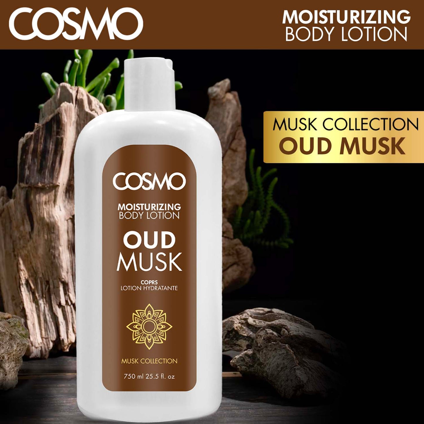 Oud Musk - Moisturizing Body Lotion 750Ml