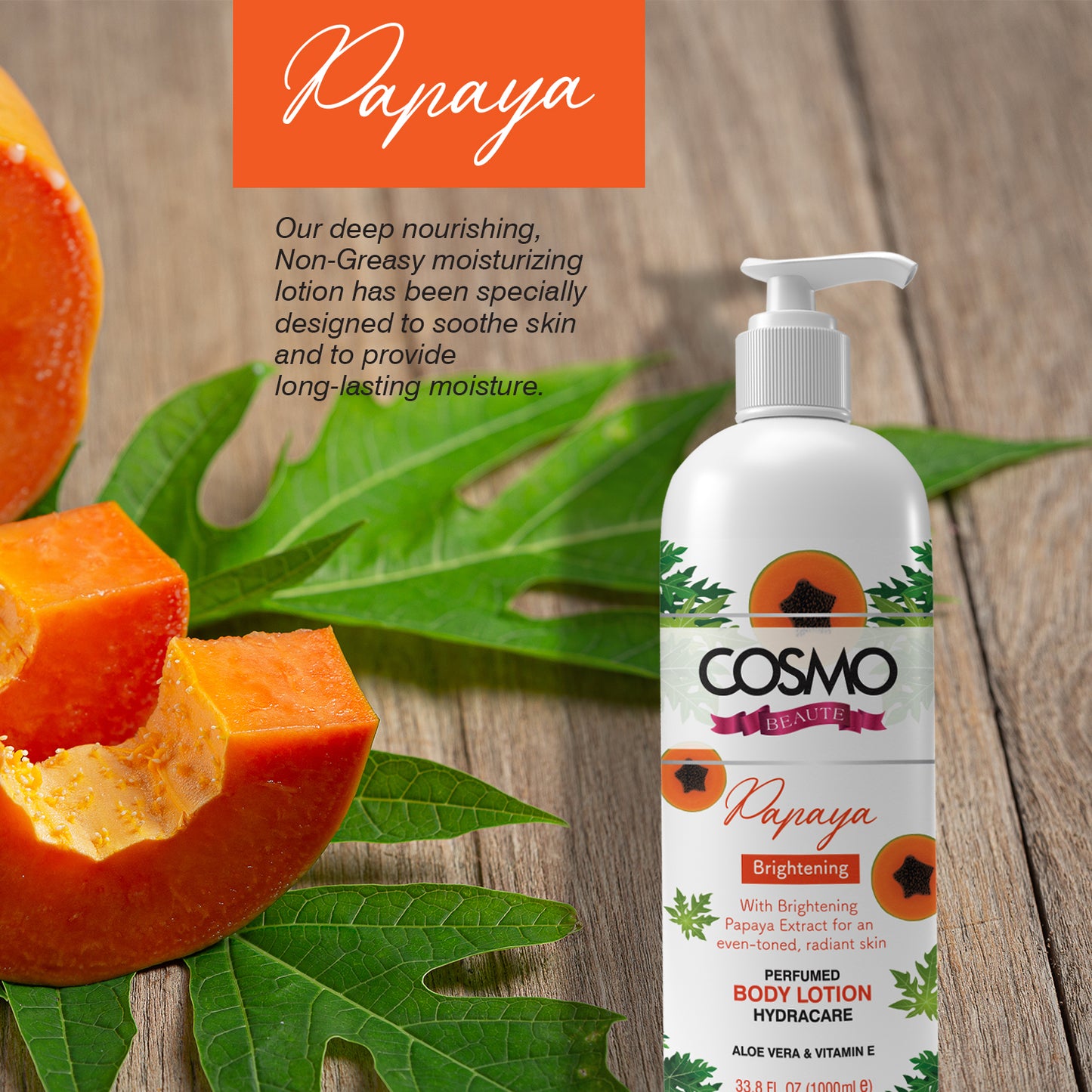 Papaya - Brightening Cosmo Body Lotion