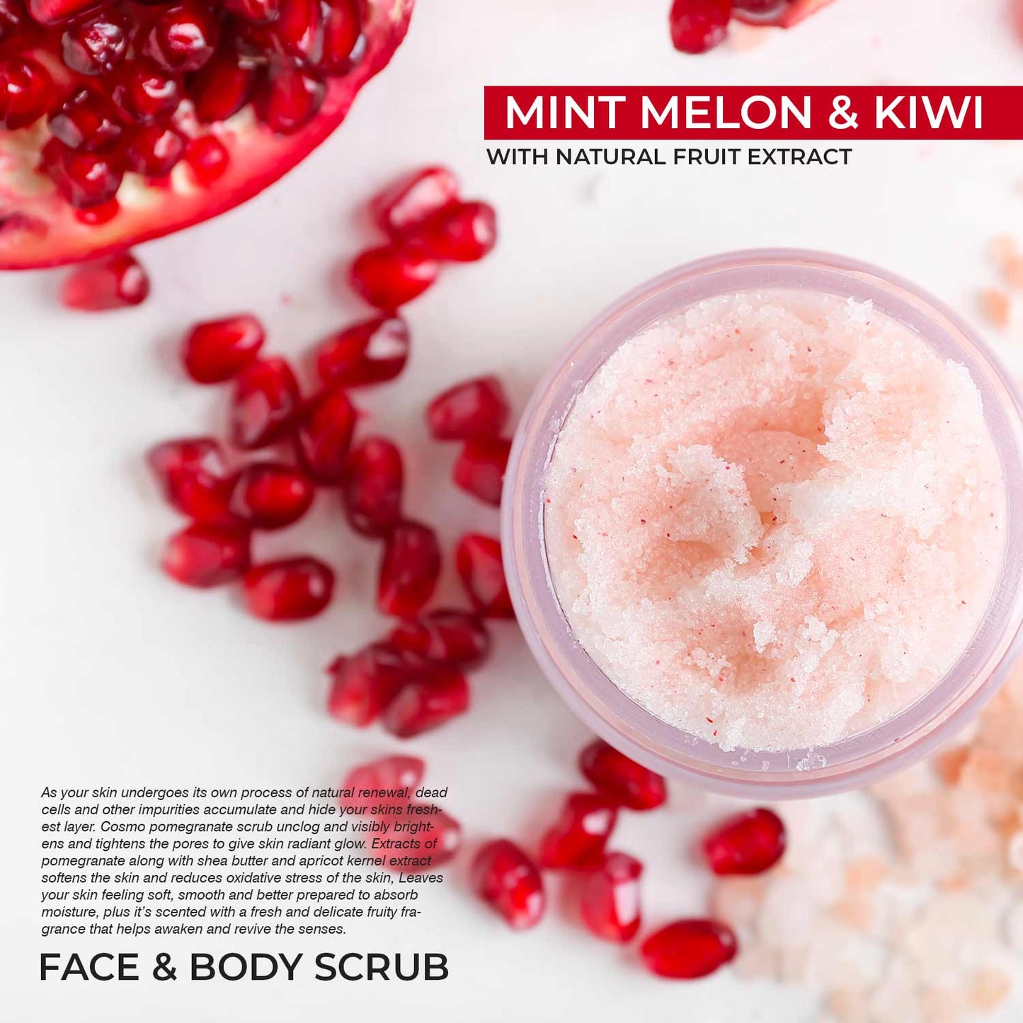 Pomegranate Face & Body Scrub