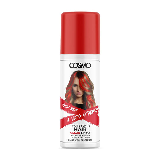 Neon Hair Colour Spray - Red