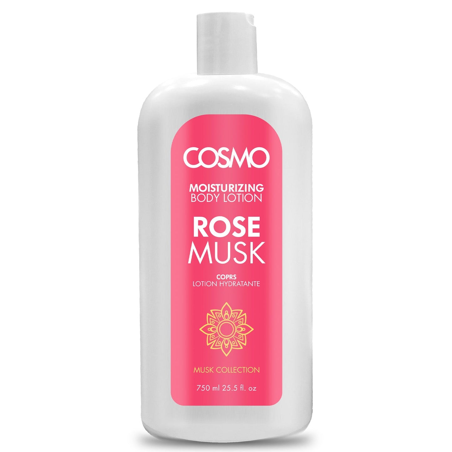 Rose Musk Moisturizing Body Lotion 750Ml Cosmo Cosmetics