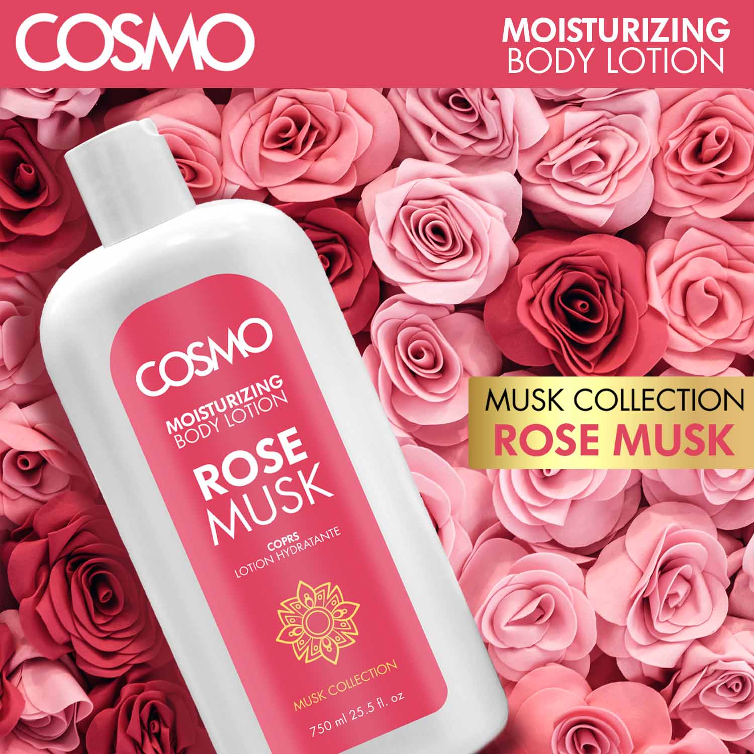 Rose Musk -Cosmo Moisturizing Body Lotion