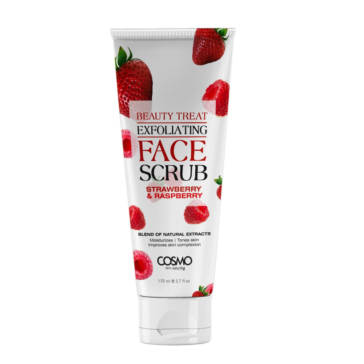 Strawberry & Raspberry Face Scrub – Cosmo Cosmetics India
