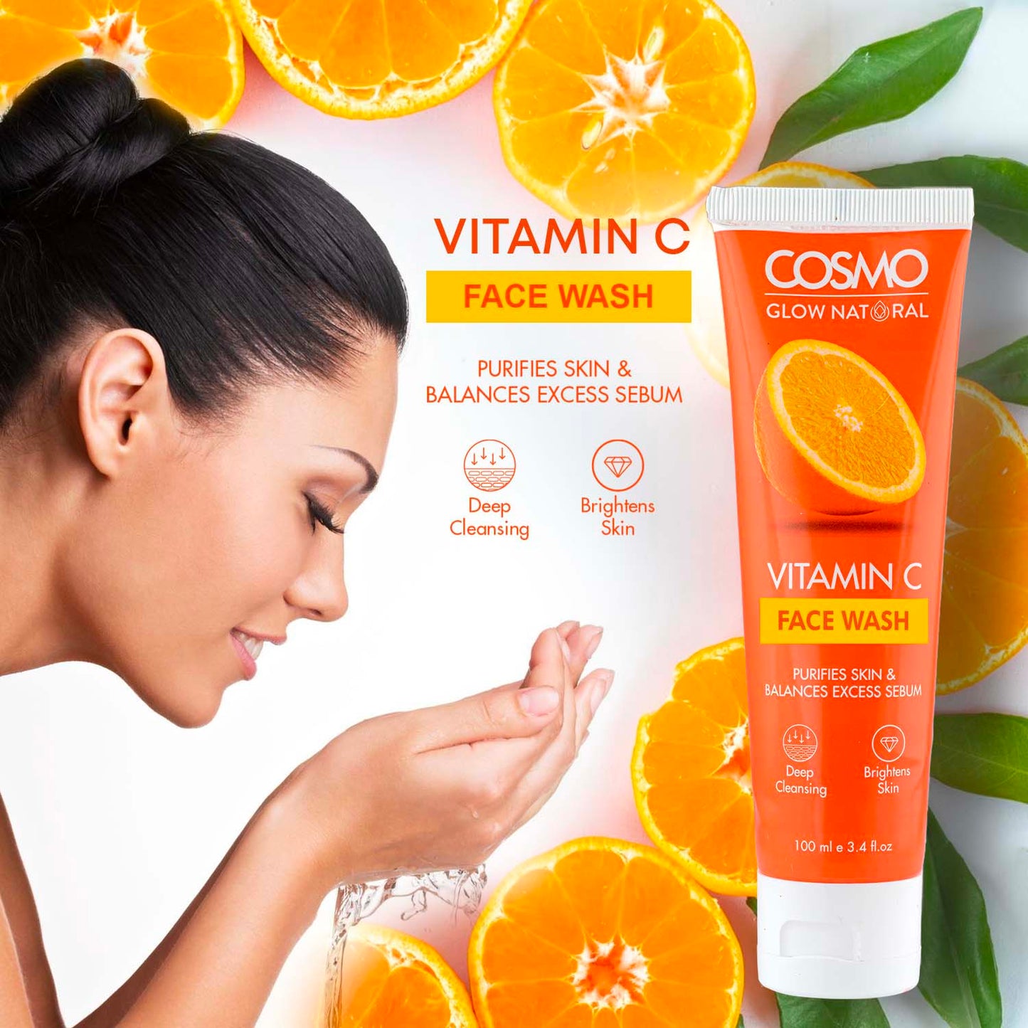 Vitamin C Face Wash 100Ml