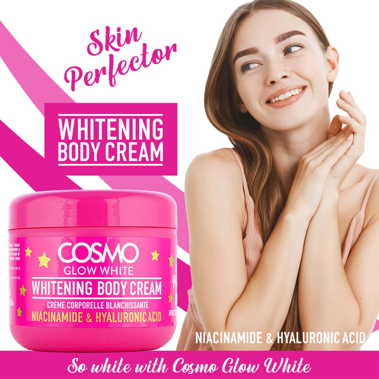 Cosmo Glow White - Whitening Body Cream - 300Ml