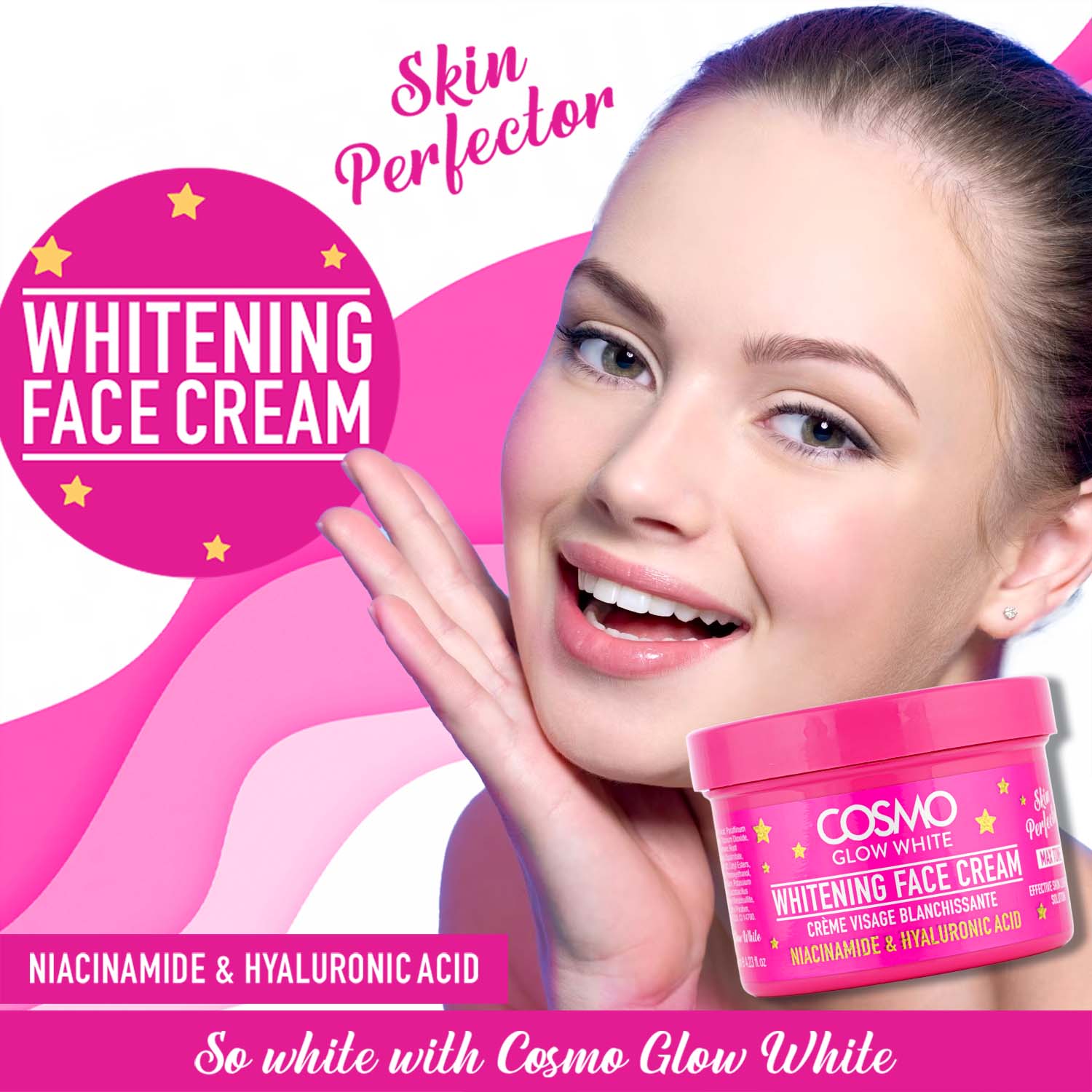 Cosmo Glow White Whitening Face Cream 125Ml