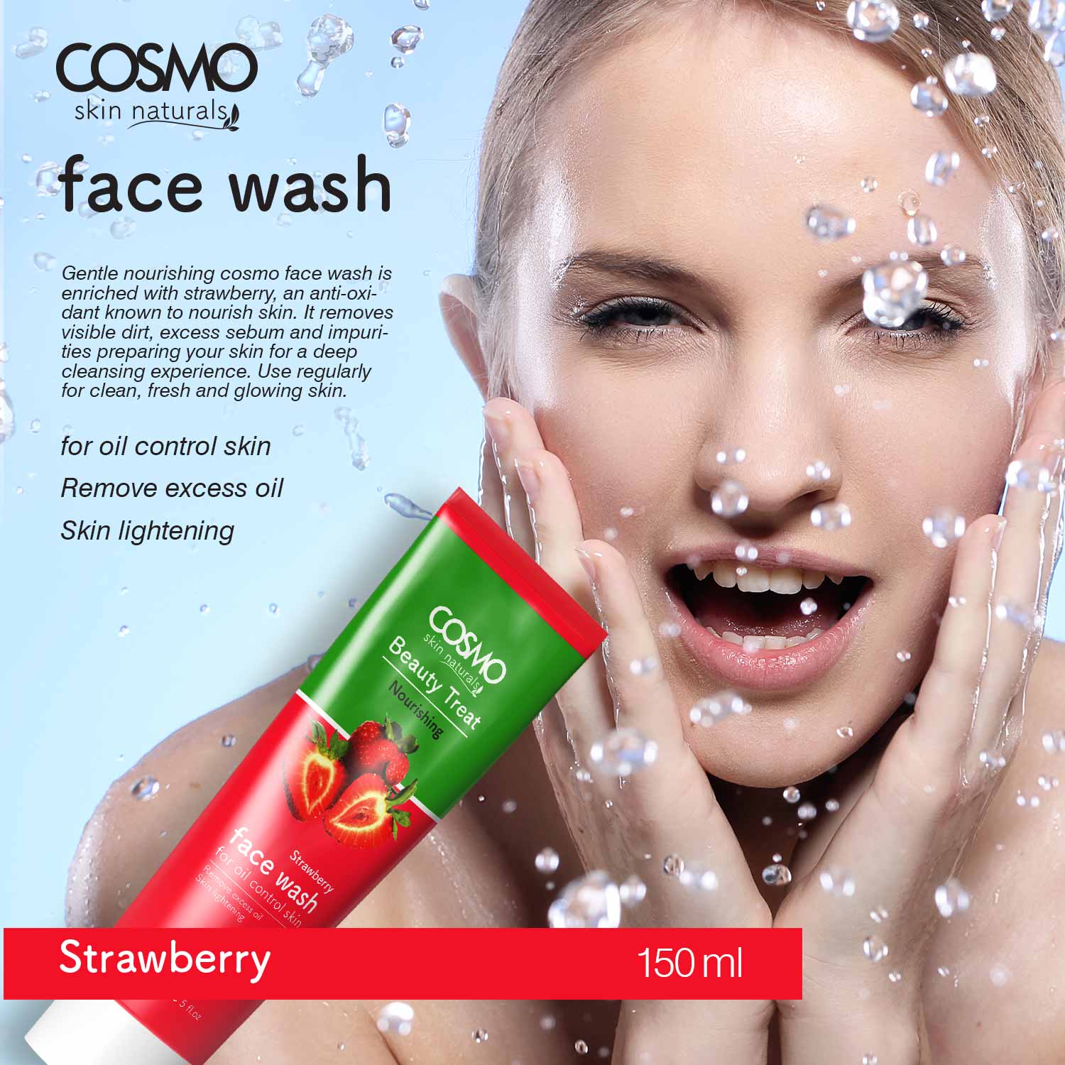 BEAUTY TREAT NOURISHING - STRAWBERRY FACE WASH